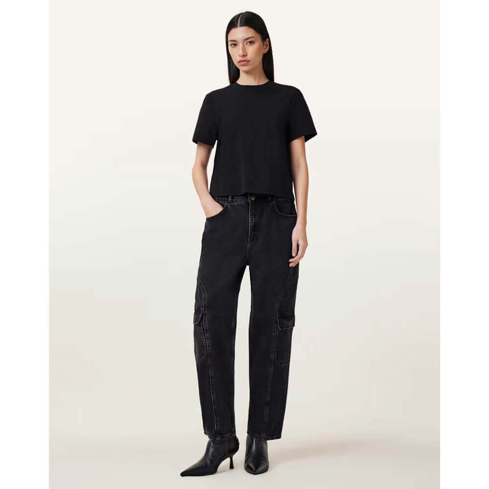 AllSaints Anna V Neck Short Sleeve T-Shirt
